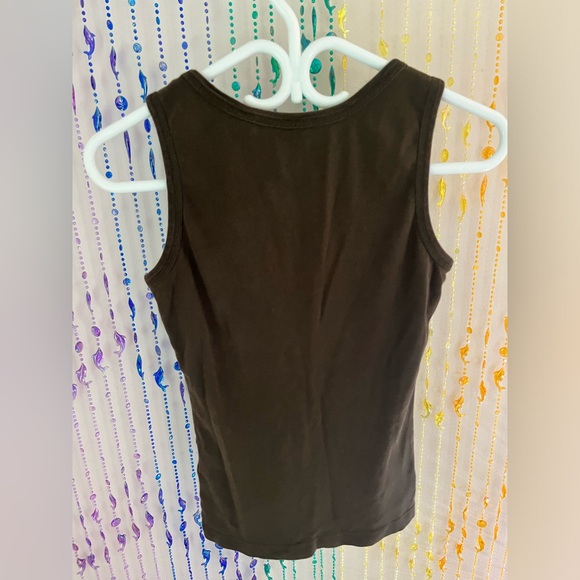 Esprit Brown Y2K Sparkly Tank Top - Picture 3 of 8